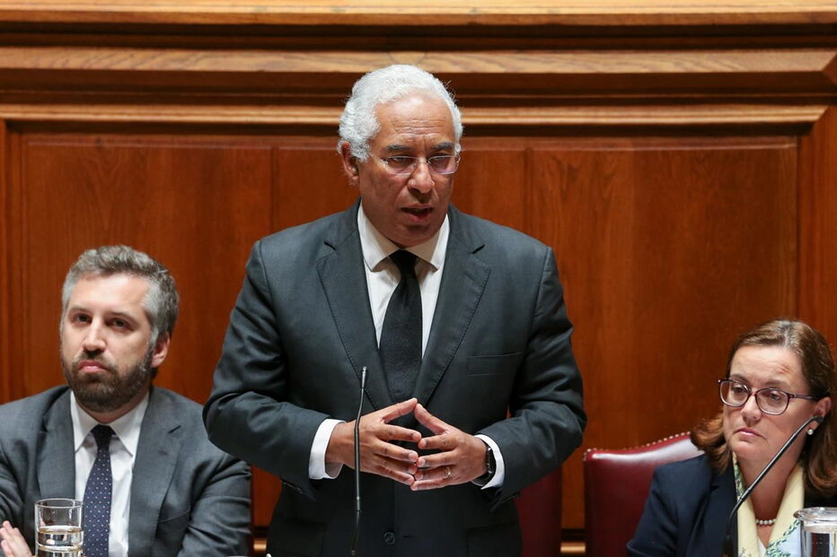 António Costa em debate no Parlamento