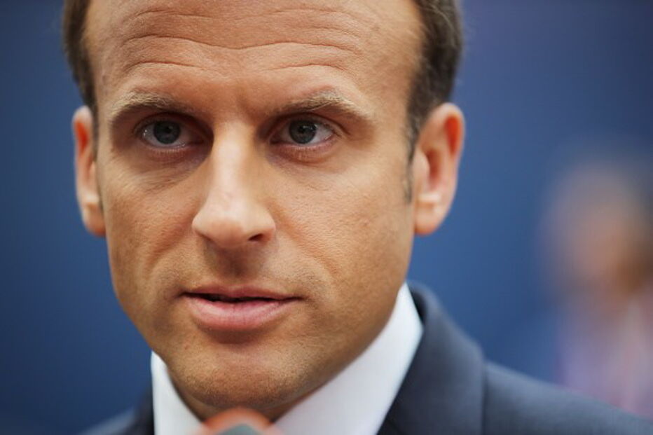 Emmanuel Macron, o presidente de França