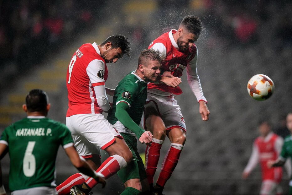 Braga foi à bulgária perder com o Ludogorets