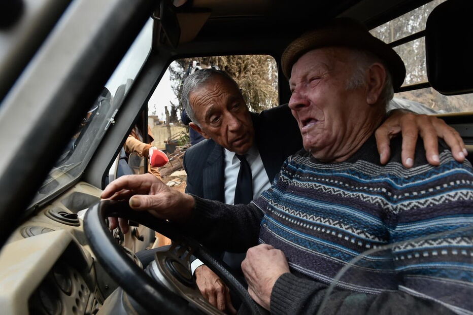 Marcelo Rebelo de Sousa visitou populações em Tondela e Vouzela