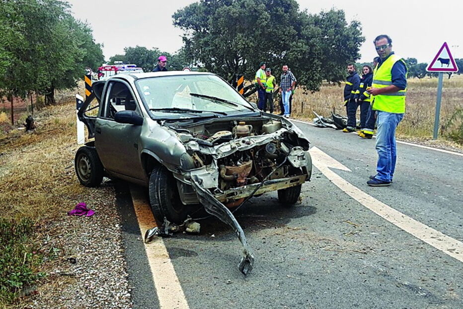 Despiste de Vila Verde de Ficalho, Serpa, matou criança de 4 anos, ferindo os pais e uma irmã, de 16 meses