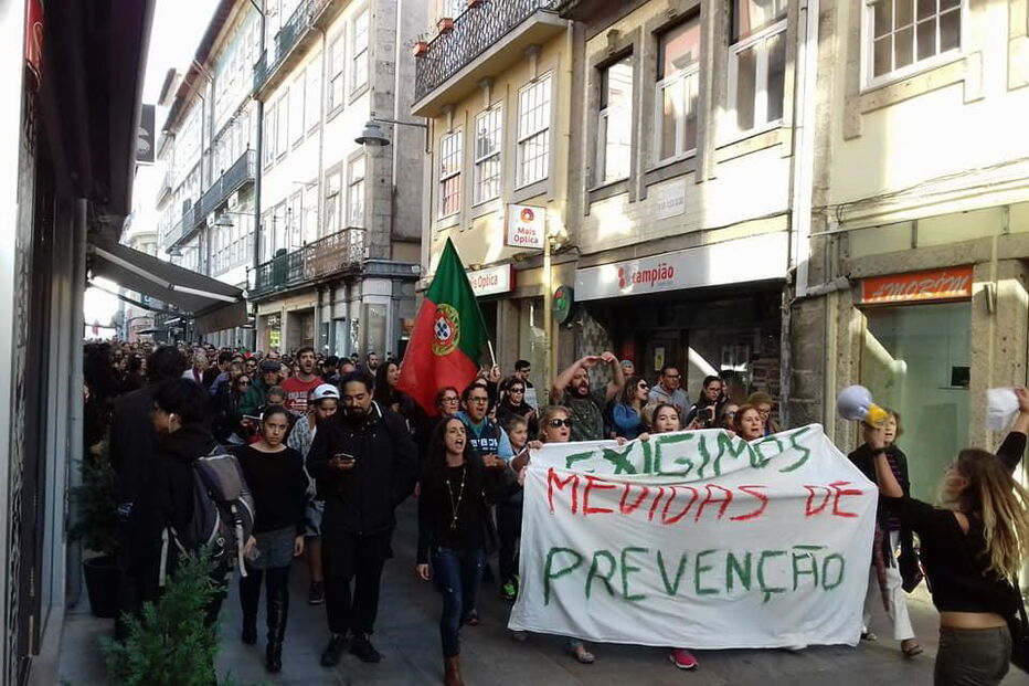 Incêndios, Portugal, Manifestação Silenciosa, Lisboa, Viseu, Porto, Braga, Marinha Grande, Bragança