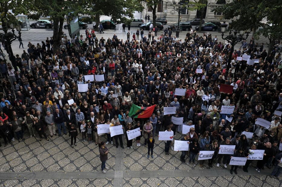 Incêndios, Portugal, Manifestação Silenciosa, Lisboa, Viseu, Porto, Braga, Marinha Grande, Bragança