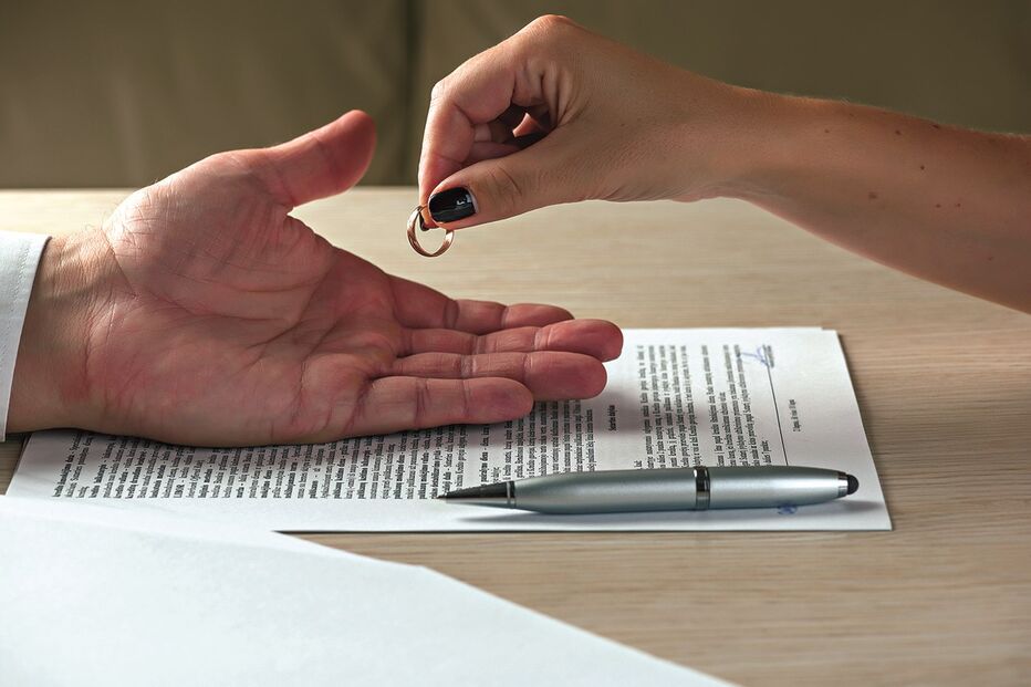 divórcios, casamentos, passado, separações