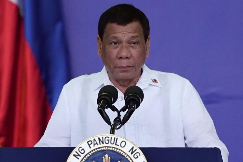 O presidente das Filipinas, Rodrigo Duterte