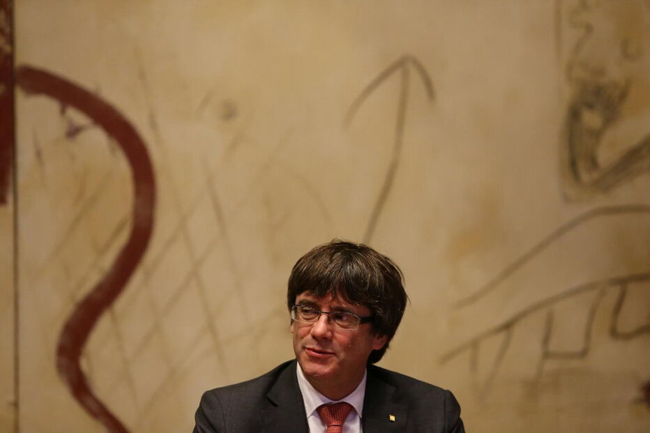Carles Puigdemont, presidente da Catalunha