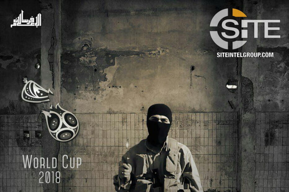 Ronaldo em cartaz do Daesh de ameaça ao Mundial 2018
