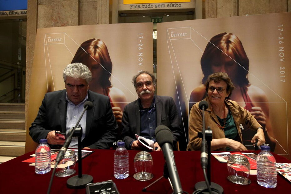 Rui Pereira (vice-presidente da Câmara de Sintra), Paulo Branco e Catarina Vaz Pinto (vereadora da Cultura em Lisboa)  