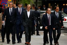  Responsáveis pela tentativa de independência da Catalunha ouvidos em tribunal