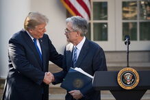 Donald Trump e Jerome Powell
