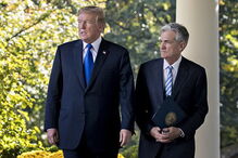 Donald Trump e Jerome Powell