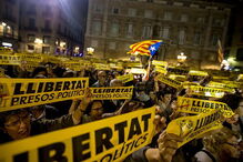 Protestos na Catalunha