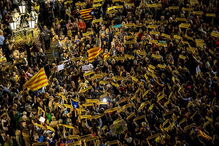 Protestos na Catalunha