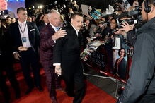 Johnny Depp na passadeira vermelha em Londres