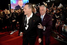 Johnny Depp na passadeira vermelha em Londres