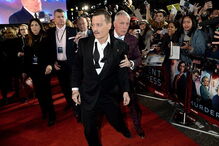 Johnny Depp na passadeira vermelha em Londres
