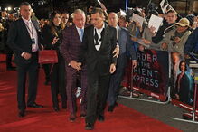 Johnny Depp na passadeira vermelha em Londres