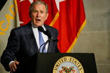 Os ex-presidente americano George W. Bush