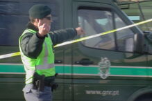 GNR em zona de acidente