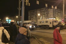  Prédio de nove andares colapsa após explosão de gás na Rússia