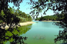 Barragem, Fagilde, água, comboio, seca