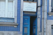 Residência da vítima onde ocorreu o crime, no centro do Porto