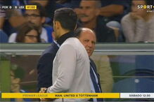 Benfica divulgou frame de Luís Gonçalves, dirigente do FC Porto