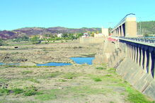 Barragem de Belver é um dos locais onde se nota a falta de água no Tejo 