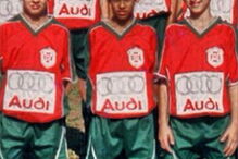 Neymar nos tempos em que jogava na Portuguesa Santista