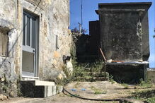 Casa onde vivia a idosa