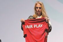 Cláudia Goya em setembro no Congresso das Telecomunicações