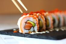 Sushi, comida, japão, peixe cru