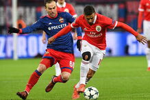 CSKA e Benfica jogaram esta quarta-feira na Rússia