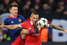 CSKA e Benfica jogaram esta quarta-feira na Rússia	