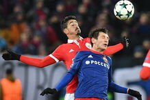 CSKA e Benfica jogaram esta quarta-feira na Rússia	