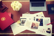 Melania Trump prepara o Natal