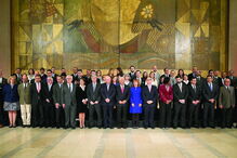 Sessão decorreu na reitoria da Universidade de Lisboa, em 2016, e juntou 20 pessoas que receberam ajudas de custo
