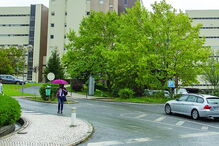 Ferido foi levado para o hospital 