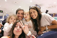 Bruno de Carvalho e a família