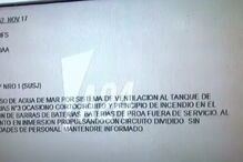 Mensagem do submarino