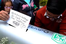 Homenagem às vítimas do acidente da Chapecoense