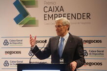 Belmiro de Azevedo em 2014, no Prémio Caixa Empreender