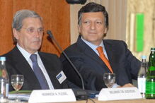 Belmiro de Azevedo em 2006 com Durão Barroso