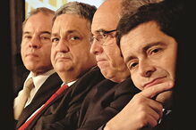 Os líderes dos maiores bancos estiveram ontem no Fórum Banca, em Lisboa   