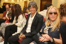 Zé Pedro com a mulher, Cristina Ávides