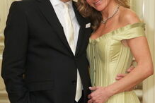 Zé Pedro no casamento com Cristina Ávides em 2013