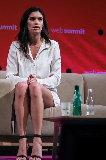 Sara Sampaio na Web Summit 2017, em Lisboa