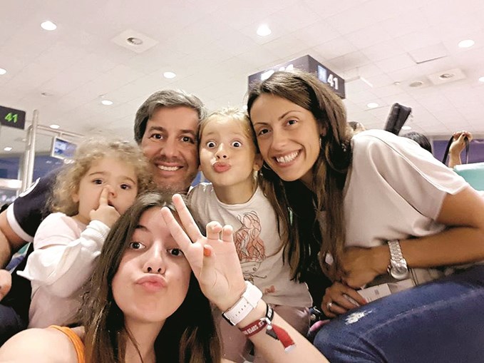 Bruno de Carvalho e a família