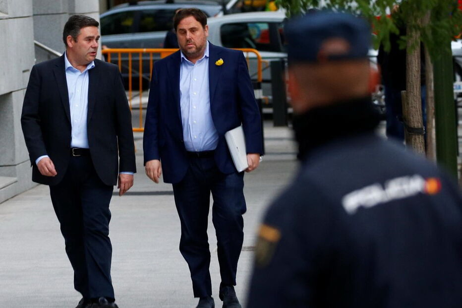 Responsáveis pela tentativa de independência da Catalunha ouvidos em tribunal