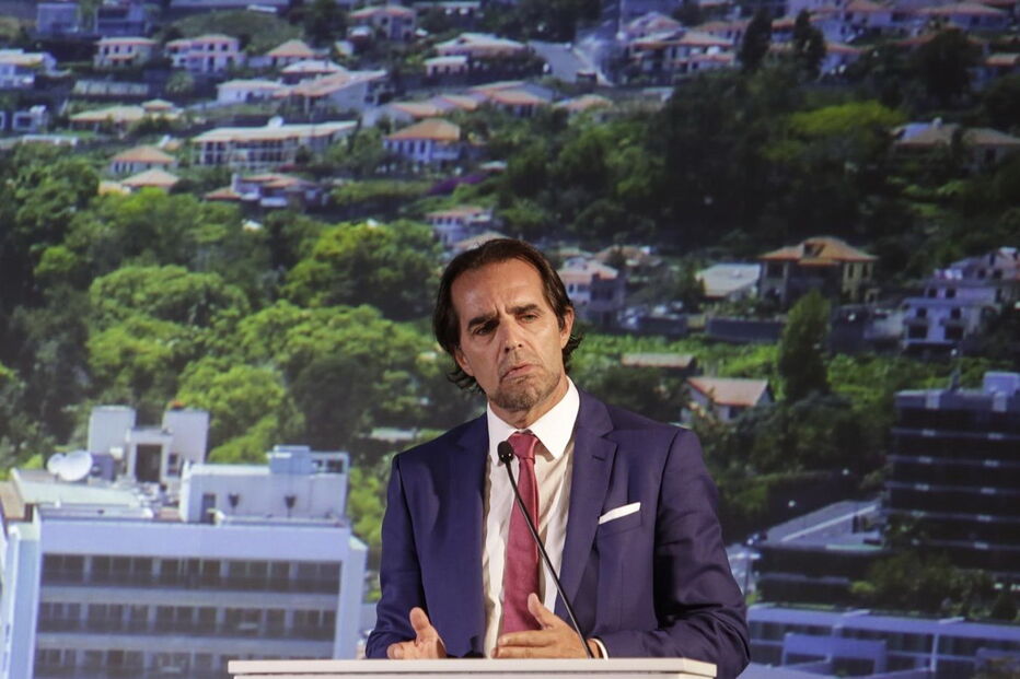 O Presidente do Governo Regional da Madeira, Miguel Albuquerque